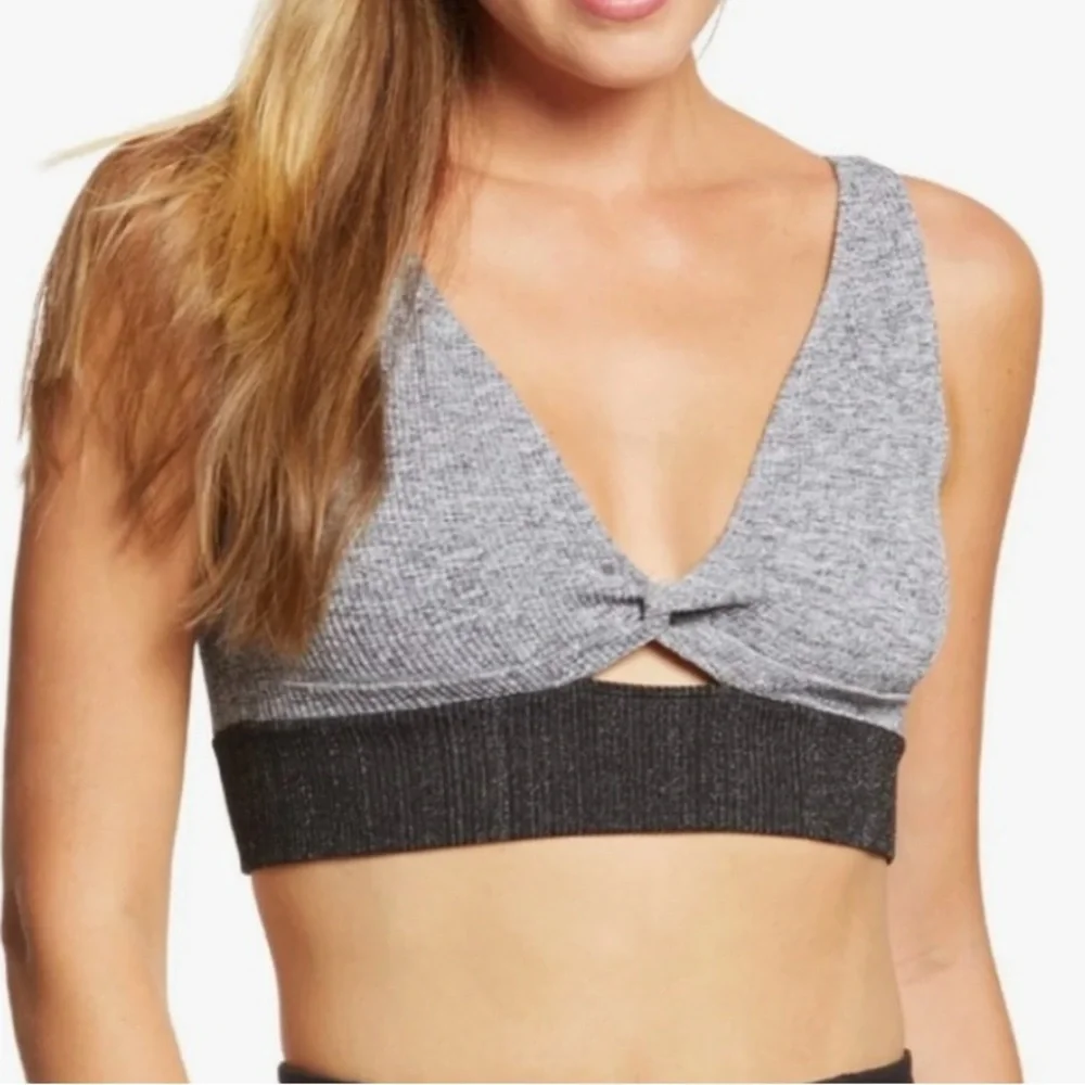 NWOT Free People Happiness Runs Shakti Seamless Top